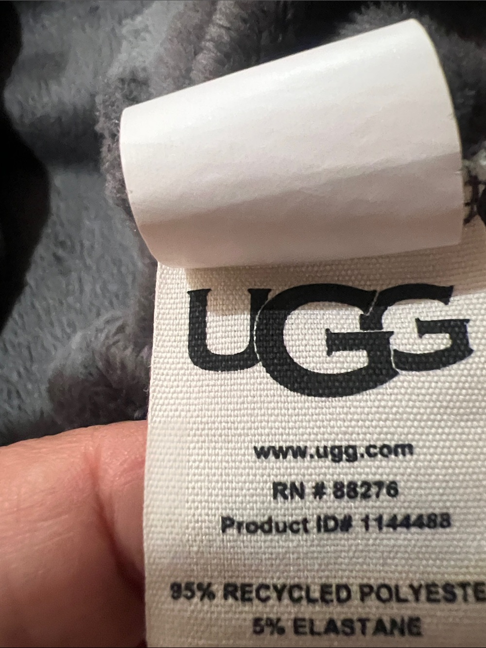 UGG Plush Set Hoodie and Pants - Gray - Picture 11 of 12